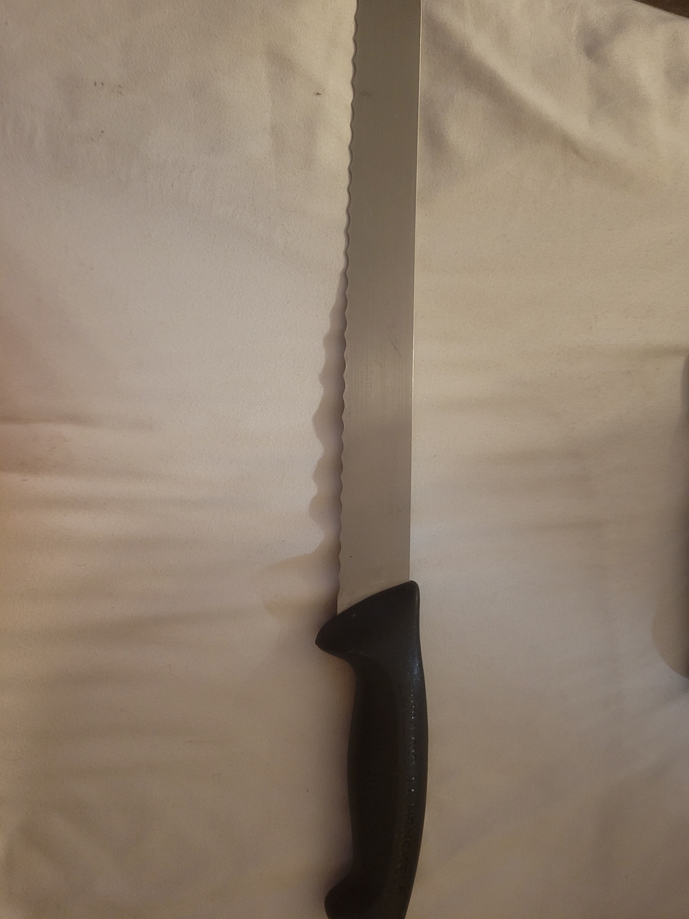 ZWILLING J.A. Henckels Silver Serrated Bread Knife with Black Handle